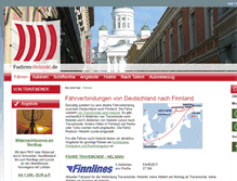 Tablet Screenshot of faehren-helsinki.de